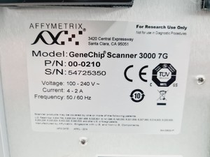 Thumbnail image of Affymetrix GeneChip Scanner 3000 7G