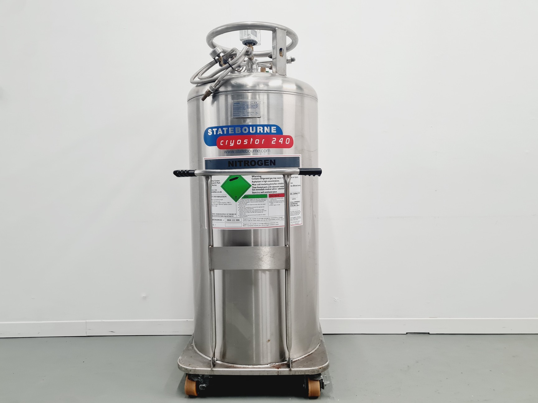 Image of StateBourn CryoStor 240 Stainless Nitrogen Storage Lab