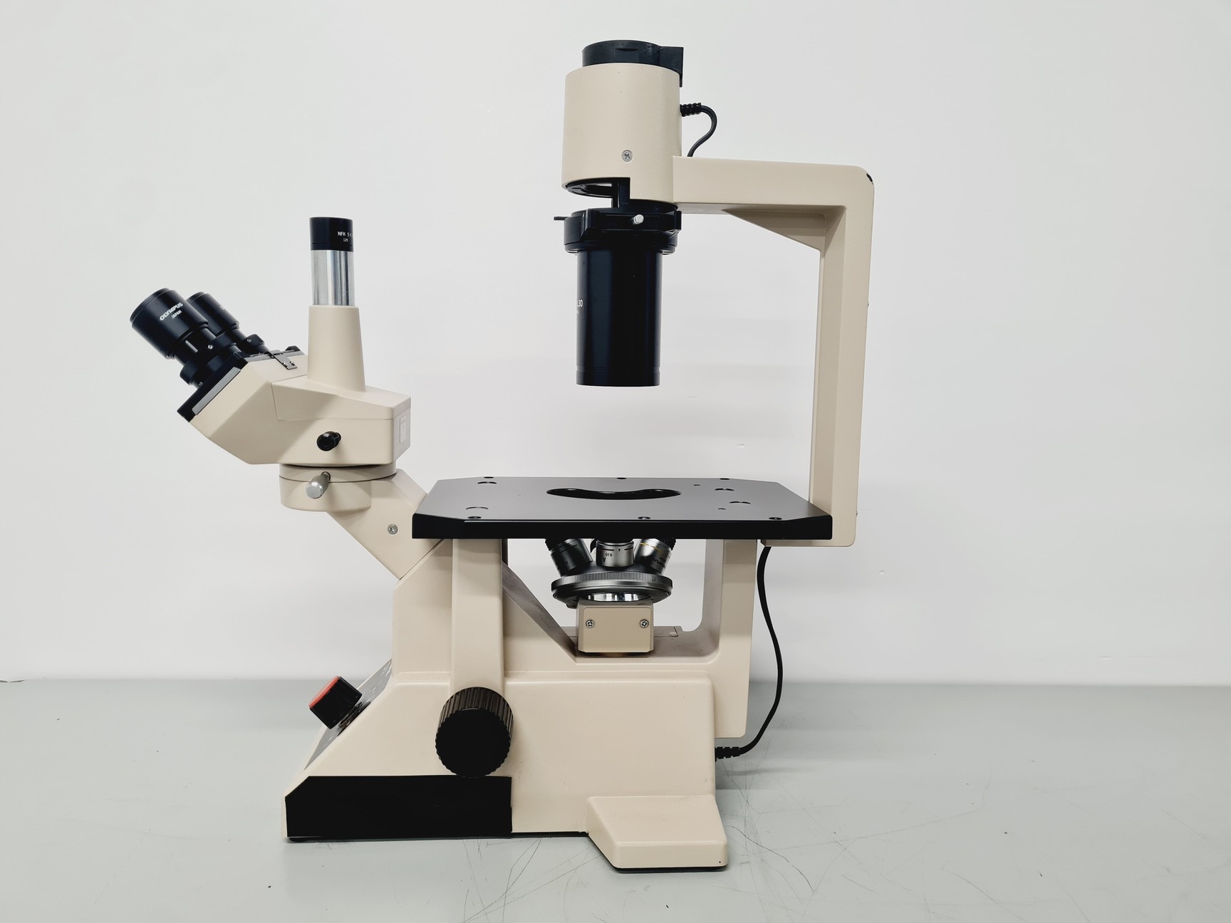 Image of Olympus CK 2 Microscope w/ 4 x Objectives Lab
