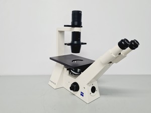Thumbnail image of Carl Zeiss Axiovert 40 CFL Microscope w/ 4 x Objectives Lab