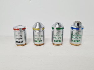 Thumbnail image of Carl Zeiss Axiovert 40 CFL Microscope w/ 4 x Objectives Lab