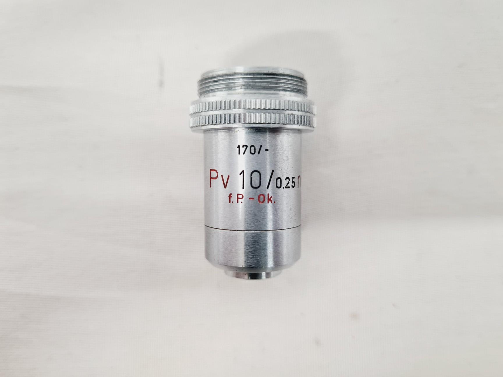 Image of Leitz Wetzlar 786496 Microscope w/ 5 x Objectives Lab