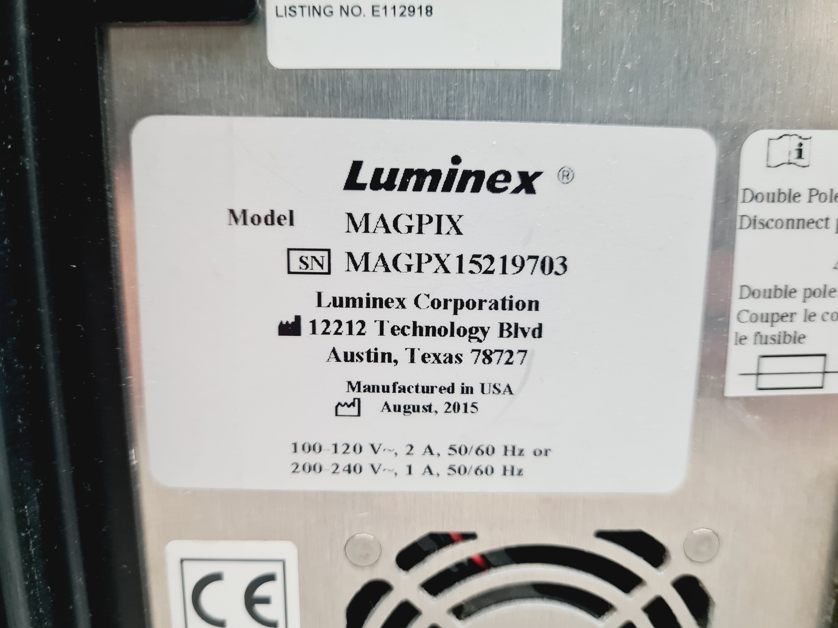 Image of Luminex Magpix Microplate Reader