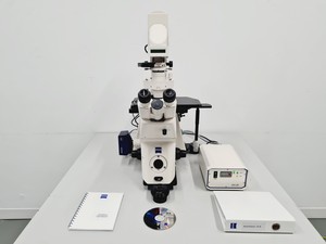 Thumbnail image of Carl Zeiss Axiovert 200M with 4 x Objectives 