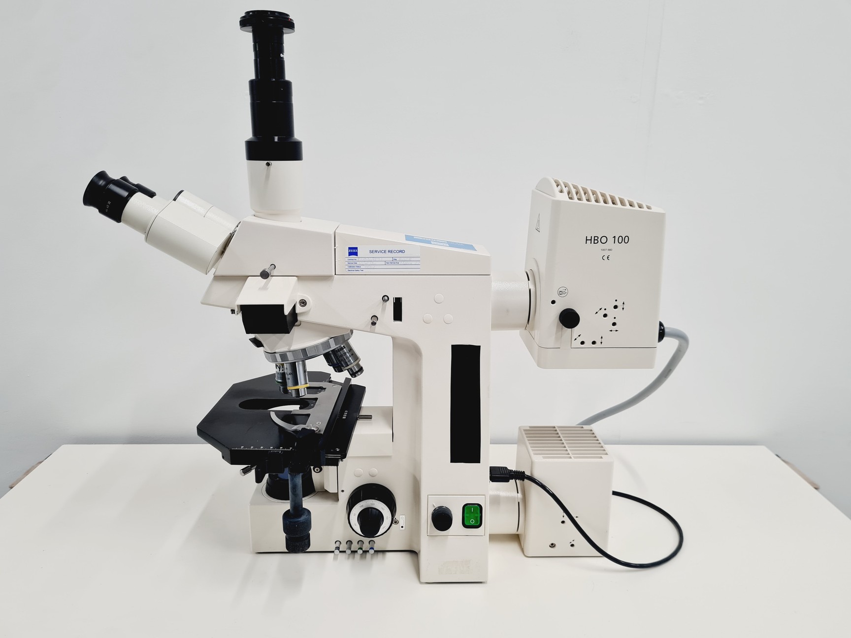 Image of Zeiss Axioskop EL-Einsatz with 4 Objectives