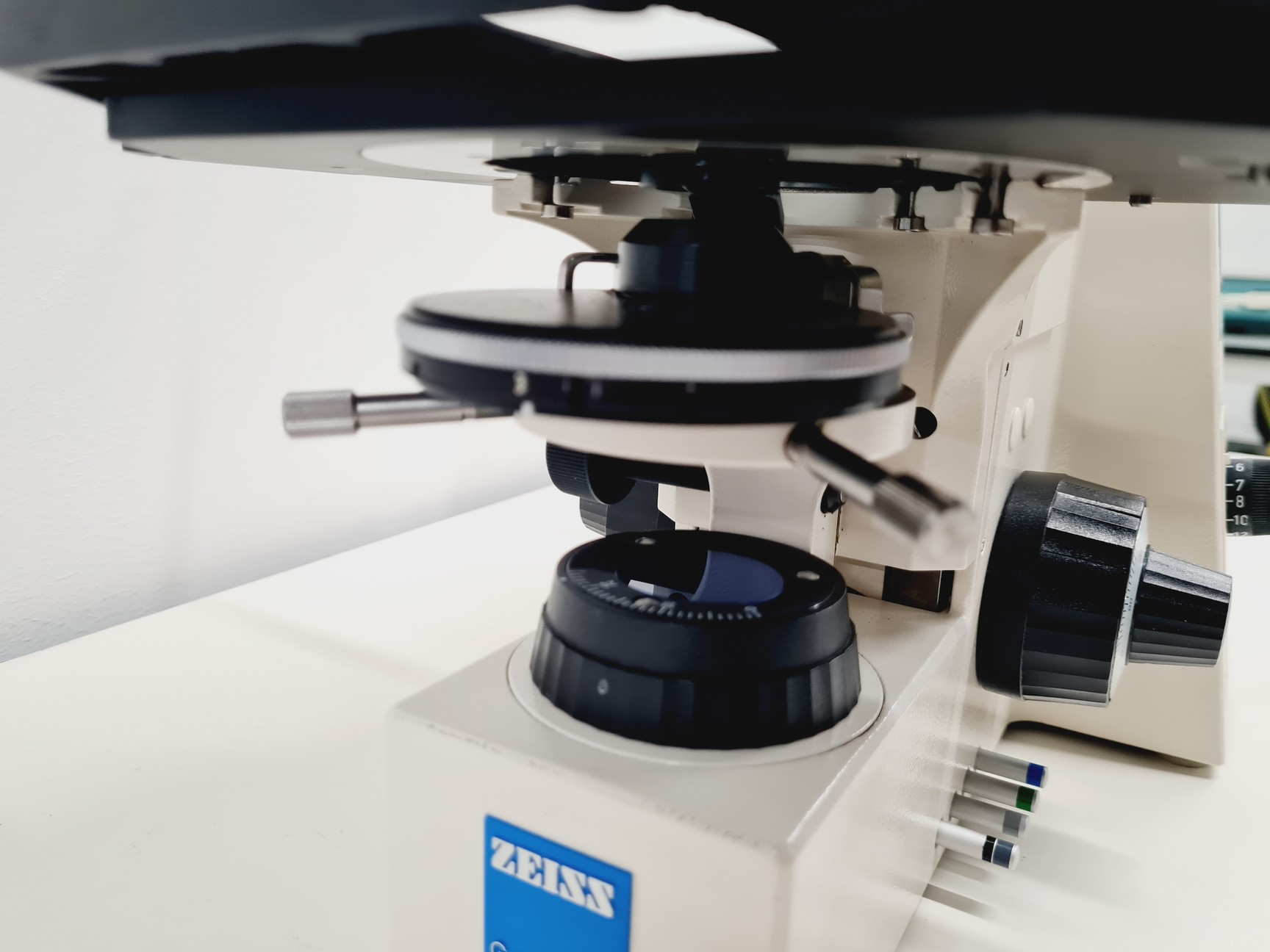 Image of Zeiss Axioskop EL-Einsatz with 4 Objectives