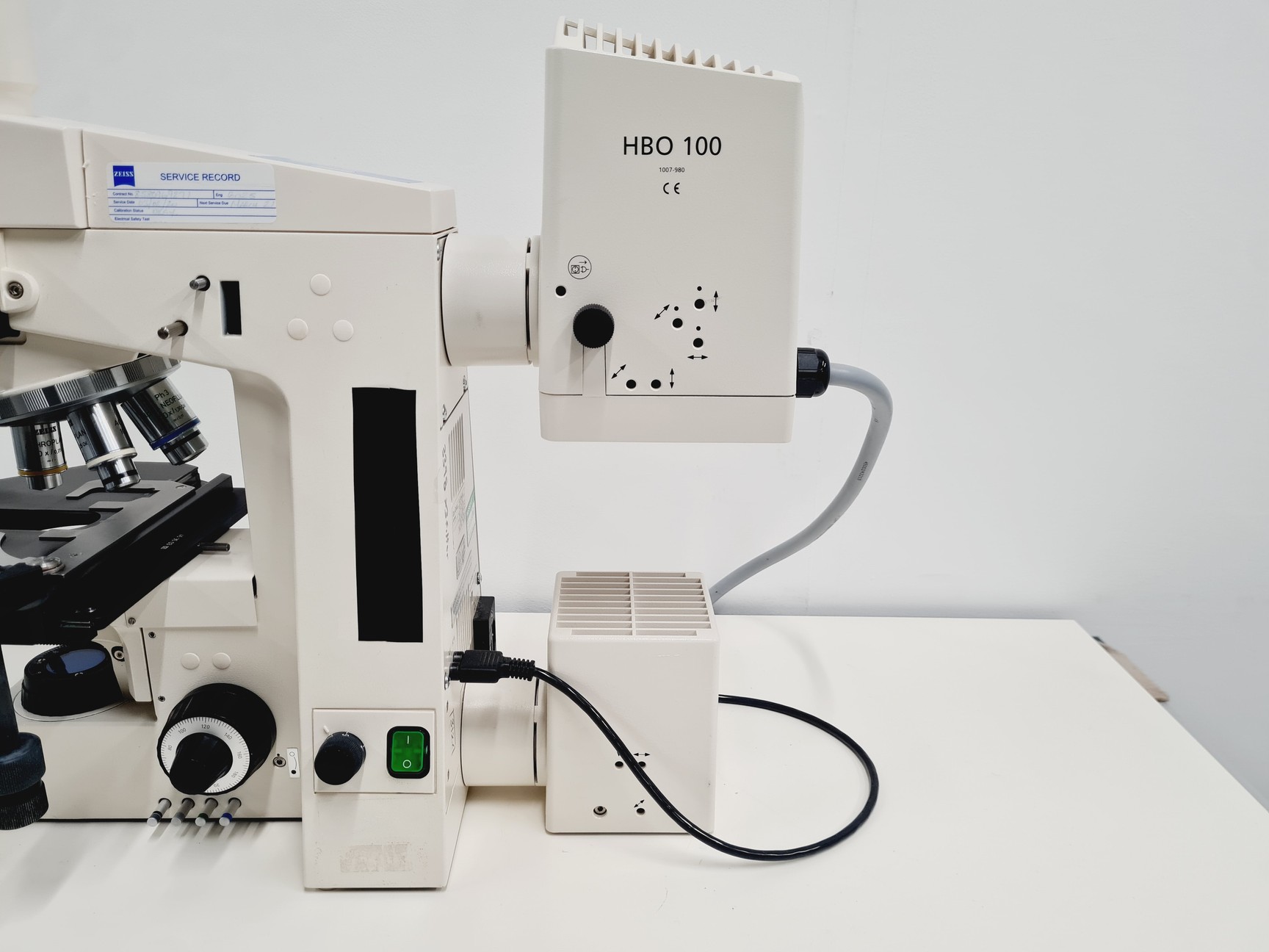 Image of Zeiss Axioskop EL-Einsatz with 4 Objectives