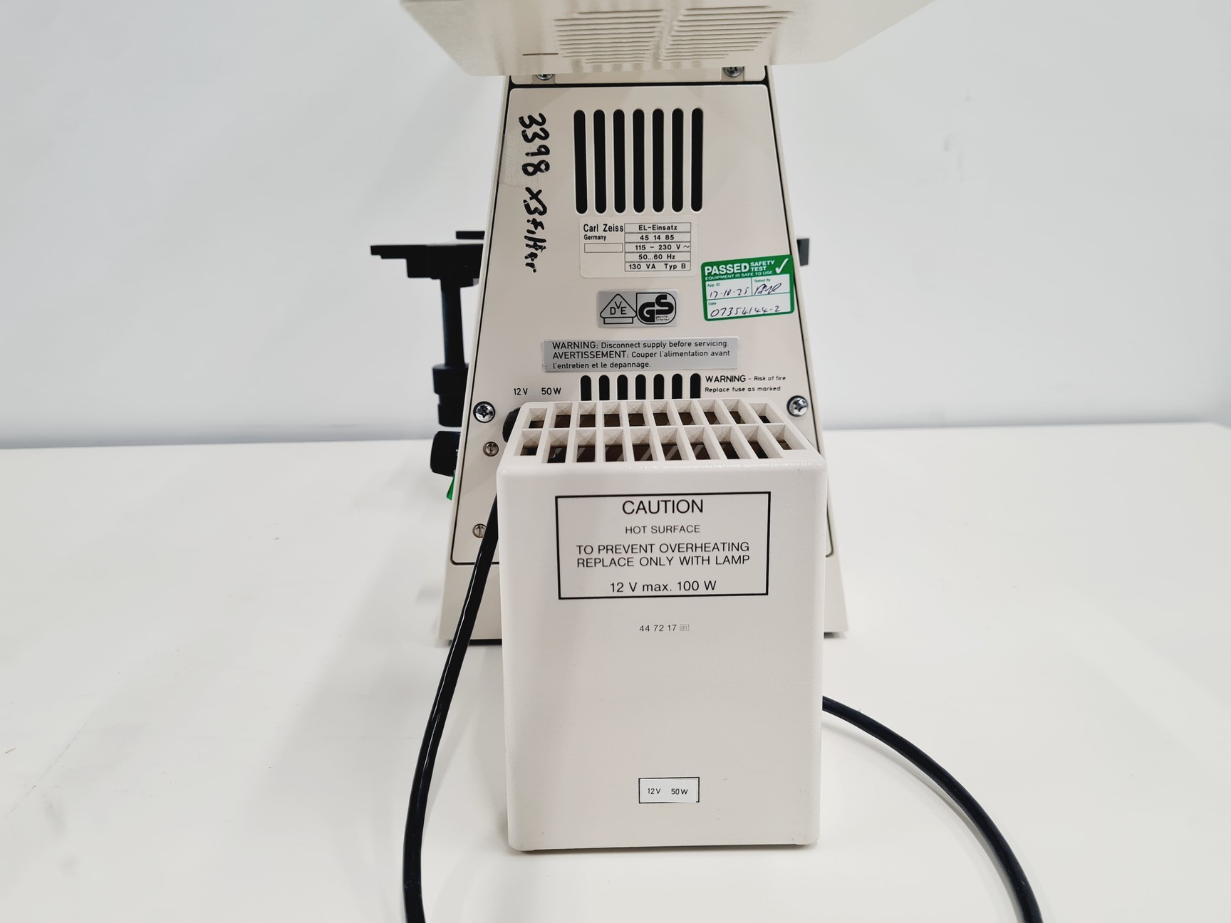 Image of Zeiss Axioskop EL-Einsatz with 4 Objectives