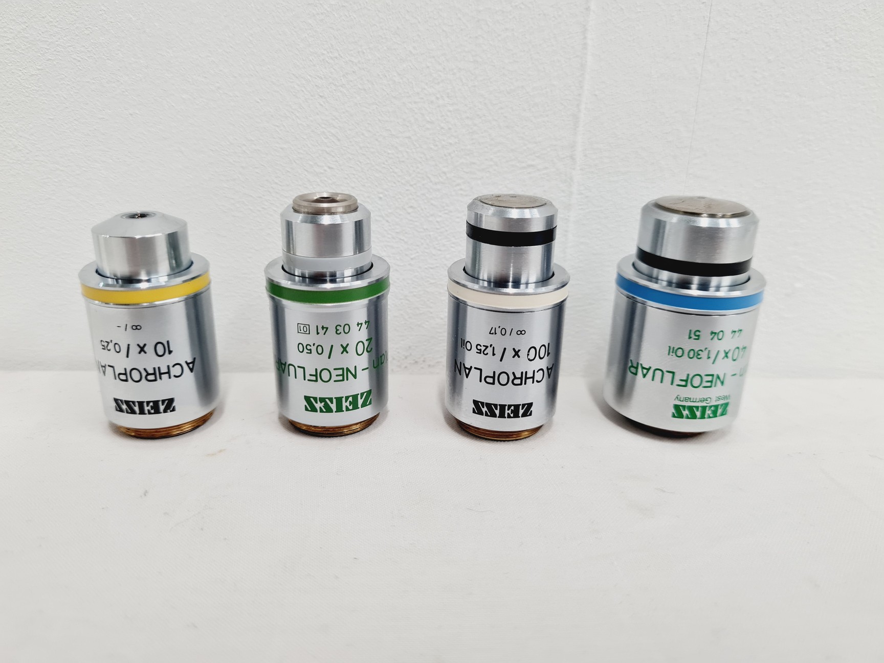 Image of Zeiss Axioskop EL-Einsatz with 4 Objectives