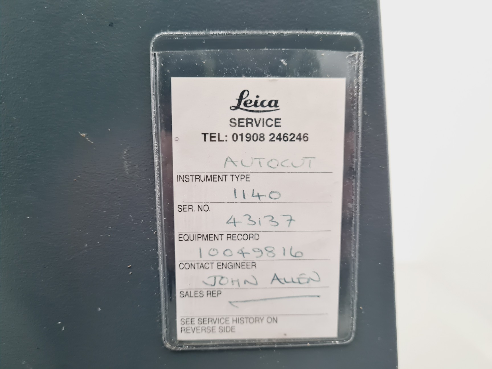 Image of Leica Autocut 1140 Microtome