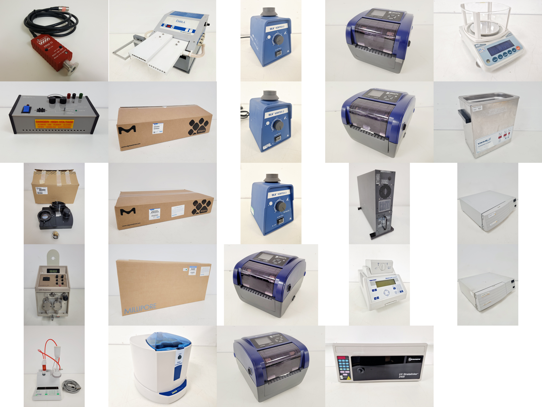 Image of Mixed Job Lot of Laboratory Equipment - Edwards, IKA, Mettler Toledo, LDC, Brady