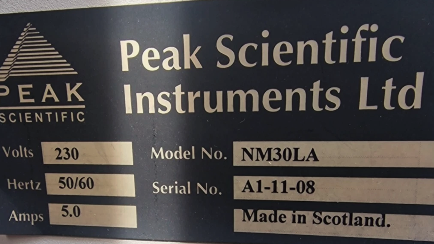 Image of Peak Scientific NM30LA High Purity Nitrogen Generator Lab