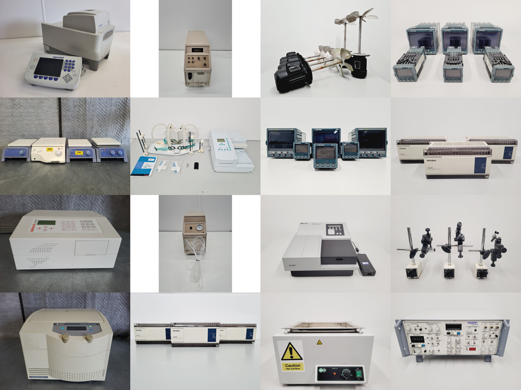 Image of Mixed Job Lot of Laboratory Equipment - Biotek, Bibby, Beckman, Eppendorf, Axon