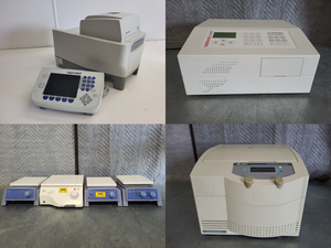 Thumbnail image of Mixed Job Lot of Laboratory Equipment - Biotek, Bibby, Beckman, Eppendorf, Axon