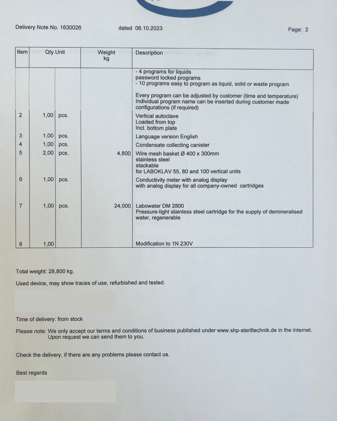 Image of Laboklav 80B Autoclave (80L, Refurbished 2023) Lab