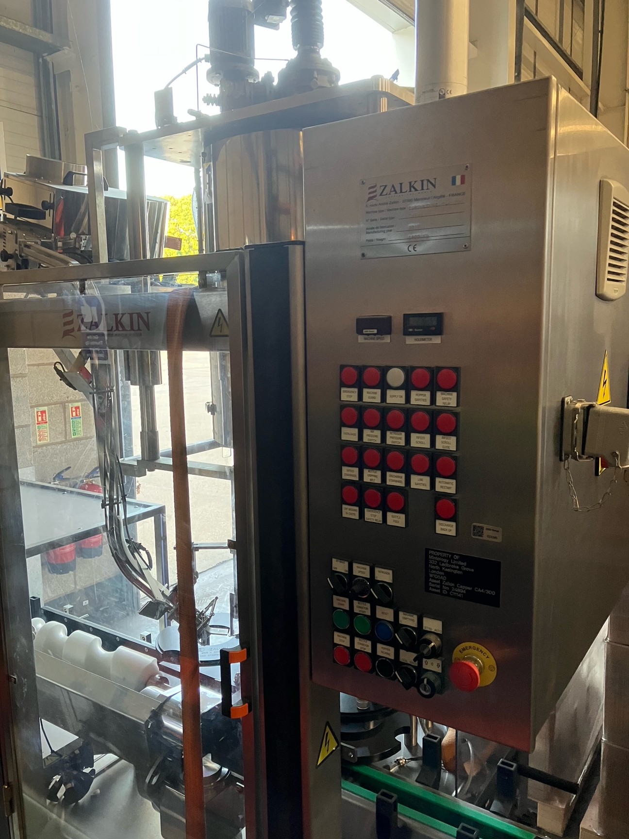 Image of Zalkin CA 4/300 Automatic Capping Machine - Spares/Repair 