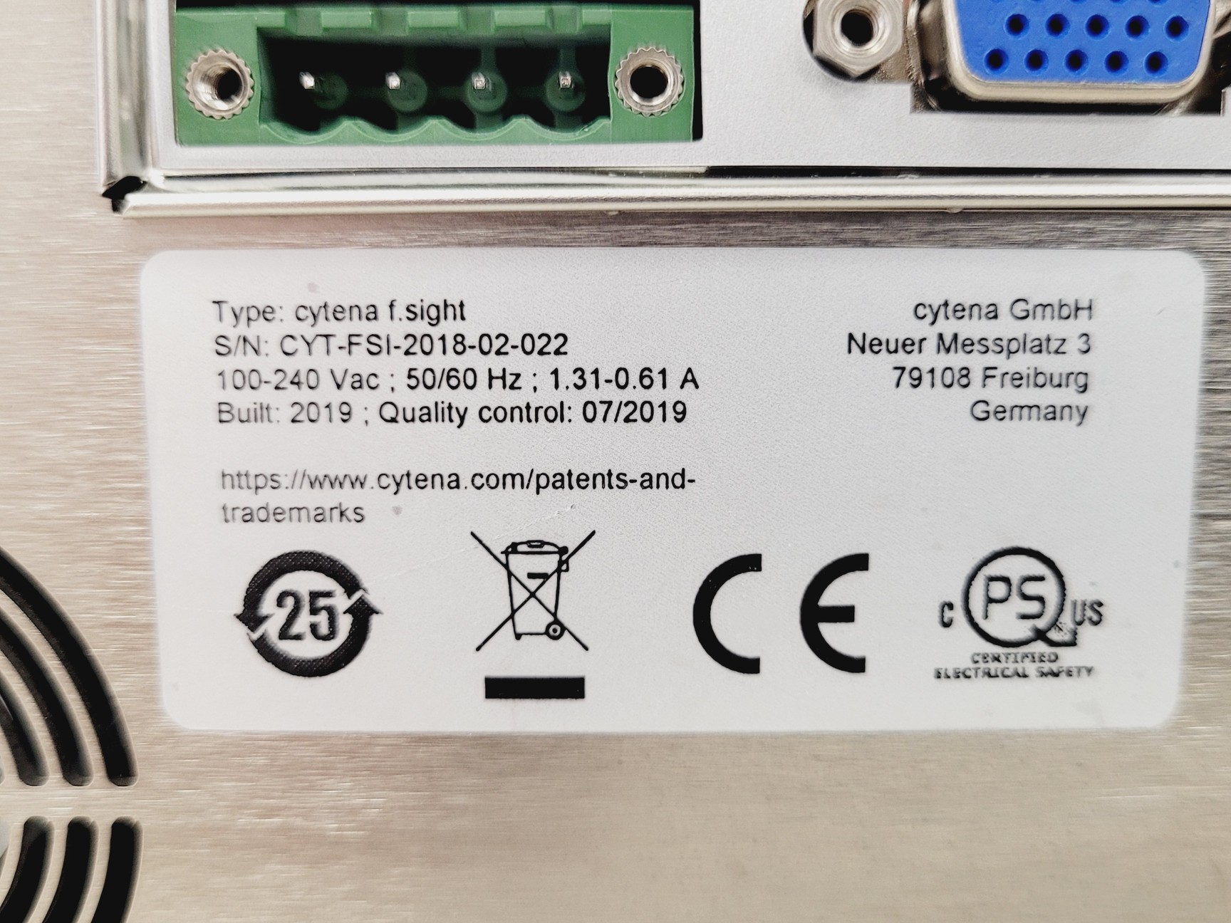 Image of Cytena F.sight Single Cell Isolator (2019) Lab
