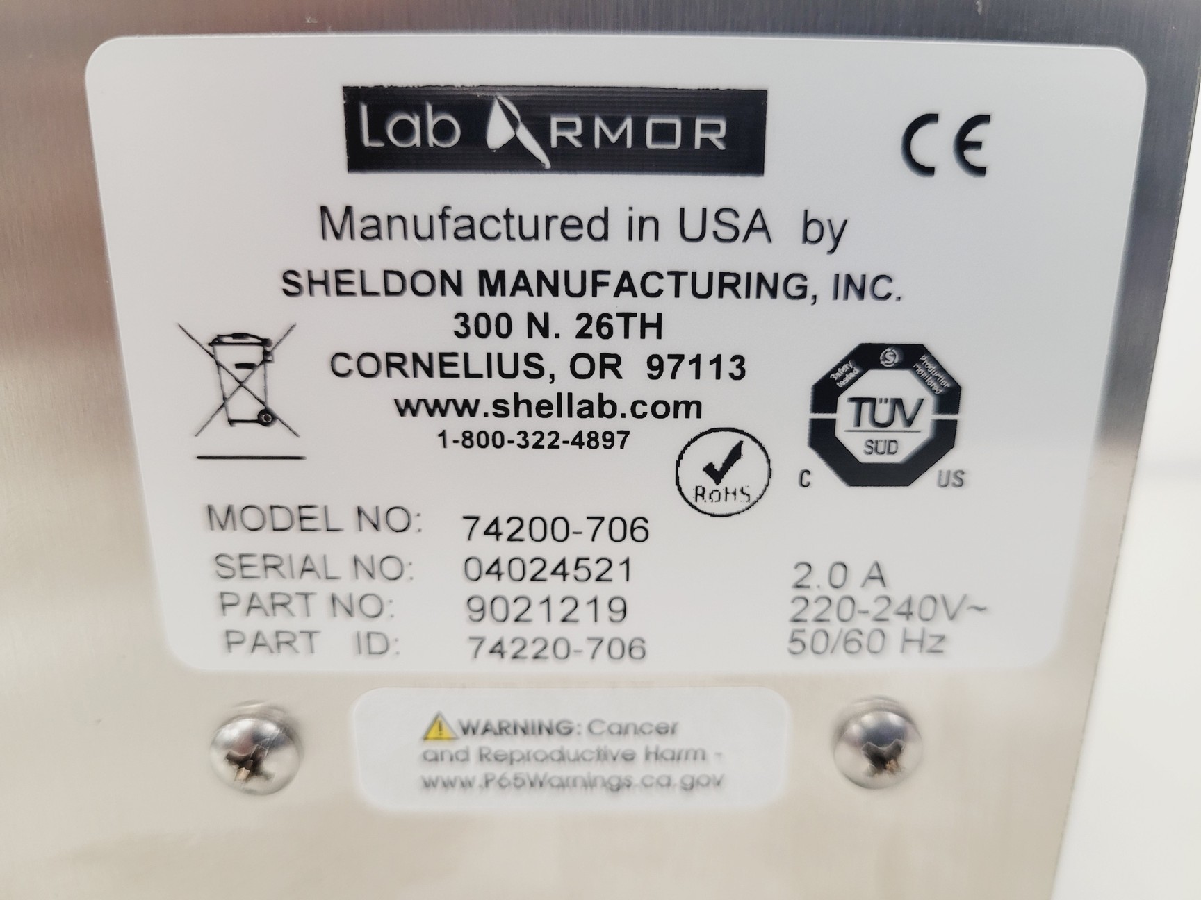 Image of Lab Armor Dry Bead Bath Model 74200-706 Lab