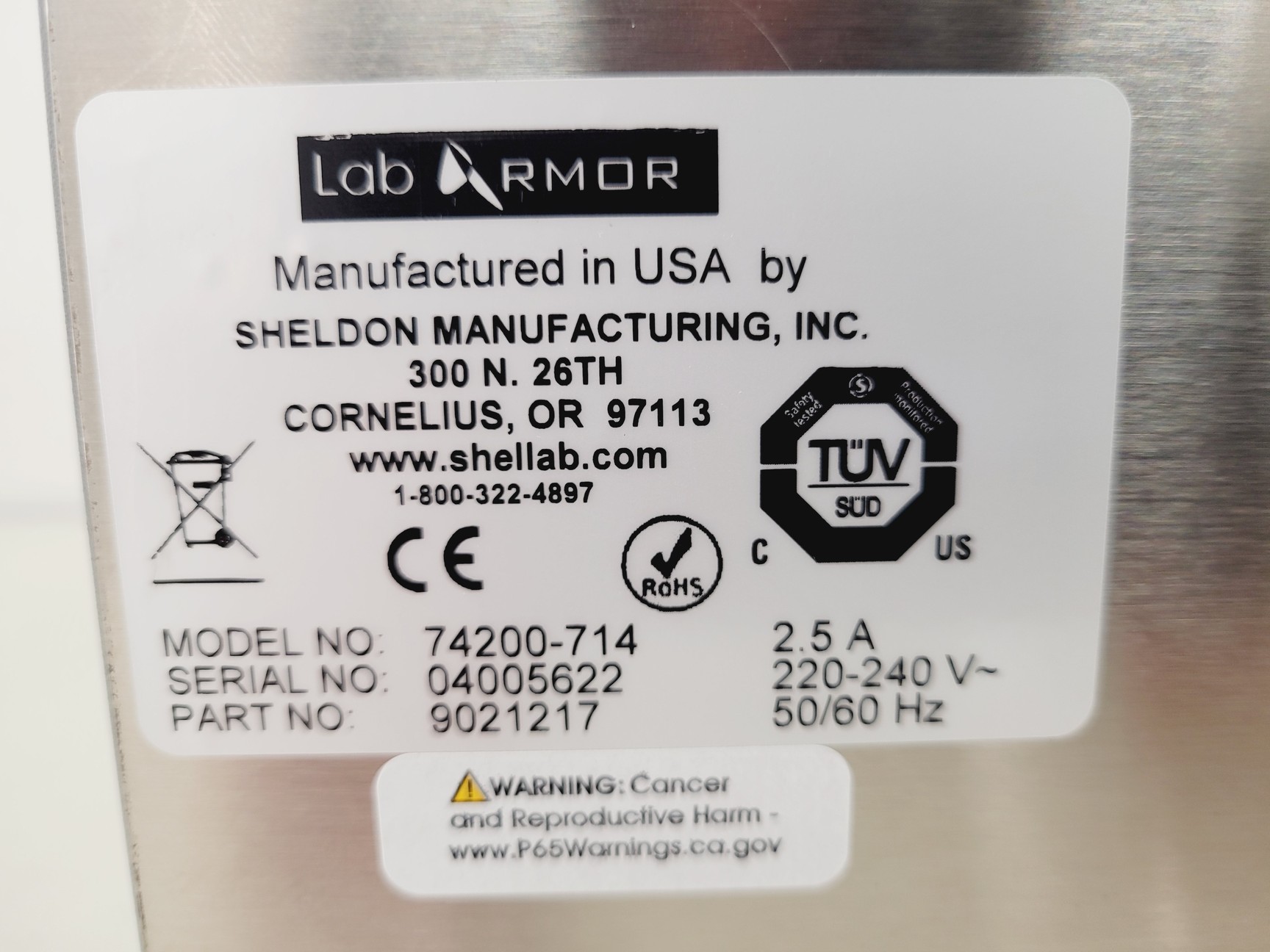 Image of Lab Armor Bead Bath Type 74200-714 Lab