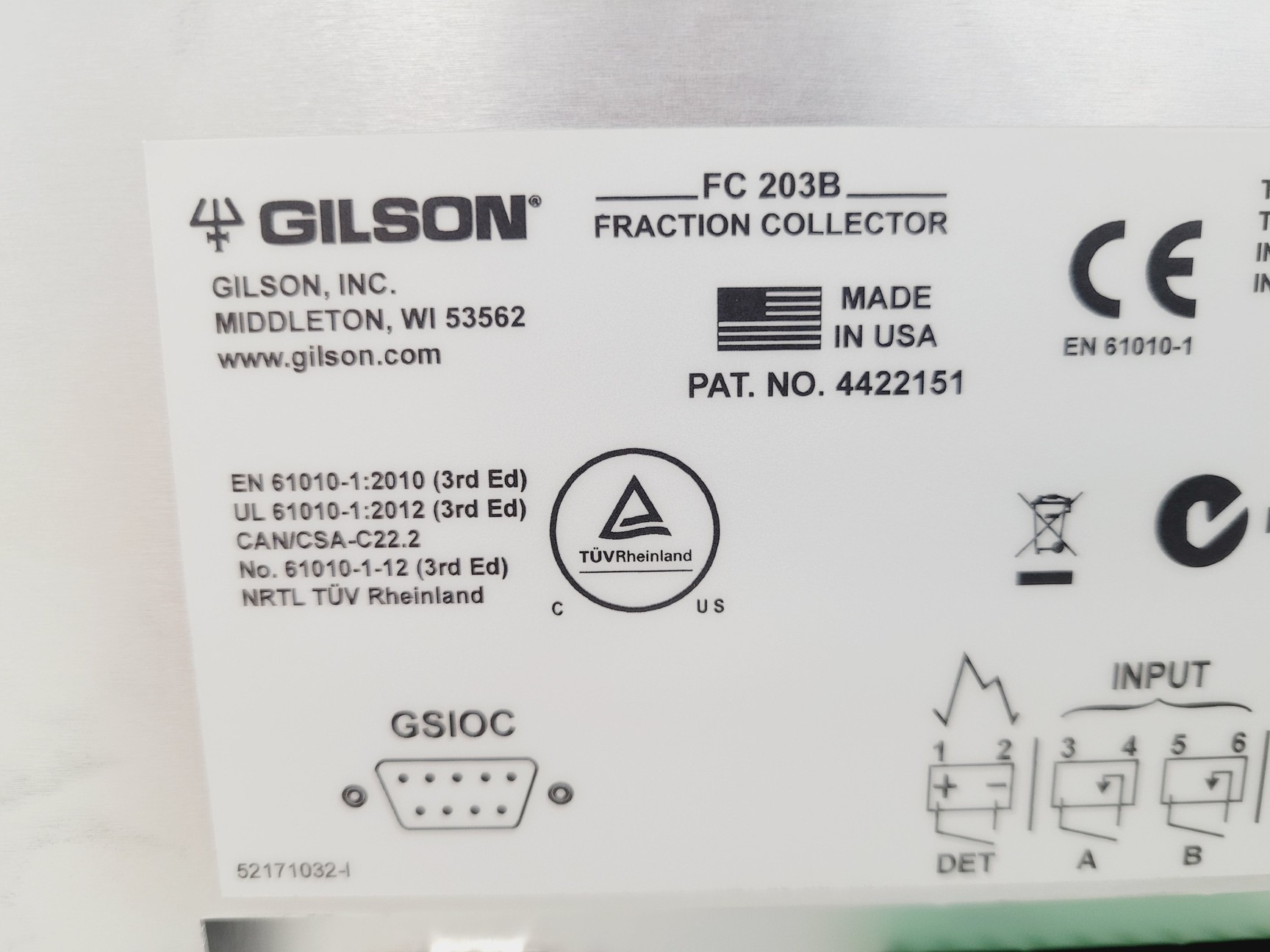 Image of Gilson FC-203B Fraction Collector Lab