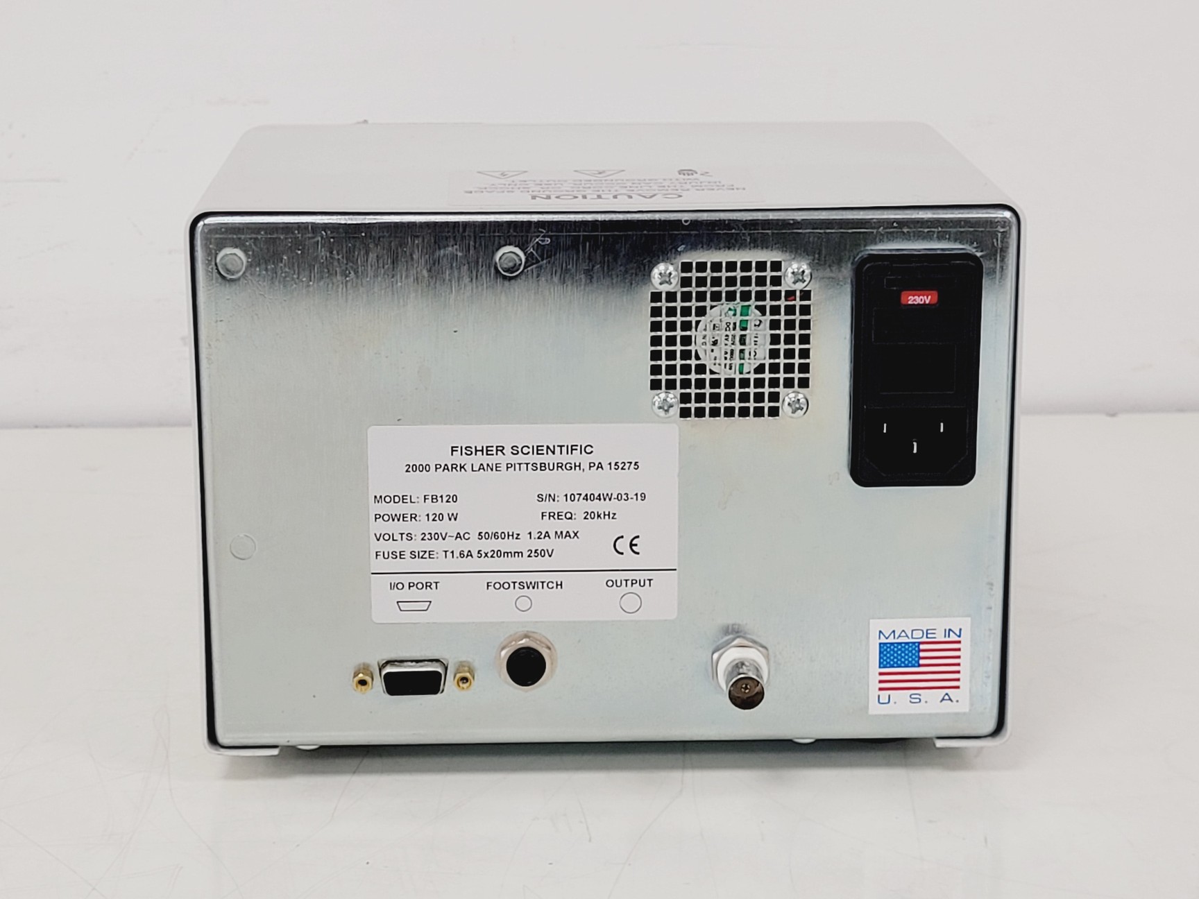 Image of Fisherbrand Model 120 Sonic Dismembrator w/ CL-18 Probe Lab