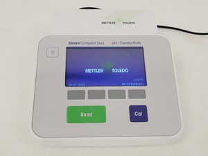 Thumbnail image of Mettler Toledo SevenCompact Duo pH/ Conductivity w/ P25 Printer Lan