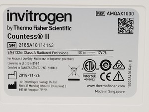 Thumbnail image of Invitrogen Model Countess II Automated Cell Counter Lab