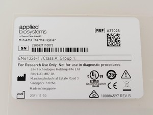 Thumbnail image of Applied Biosystems MiniAmp Thermal Cycler Lab (2021)