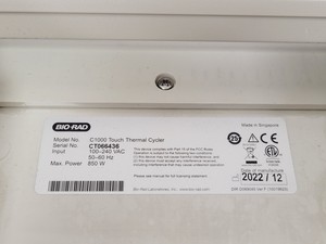 Thumbnail image of Bio-Rad C1000 Touch Thermal Cycler Lab