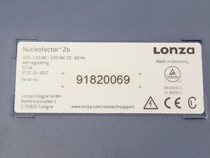 Thumbnail image of Lonza Nucleofector Transfection 2b Device Lab