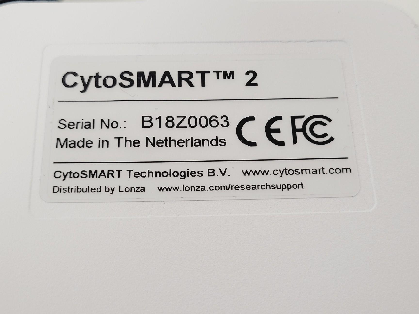 Image of Lonza CytoSMART 2 Live Cell Imaging System Lab