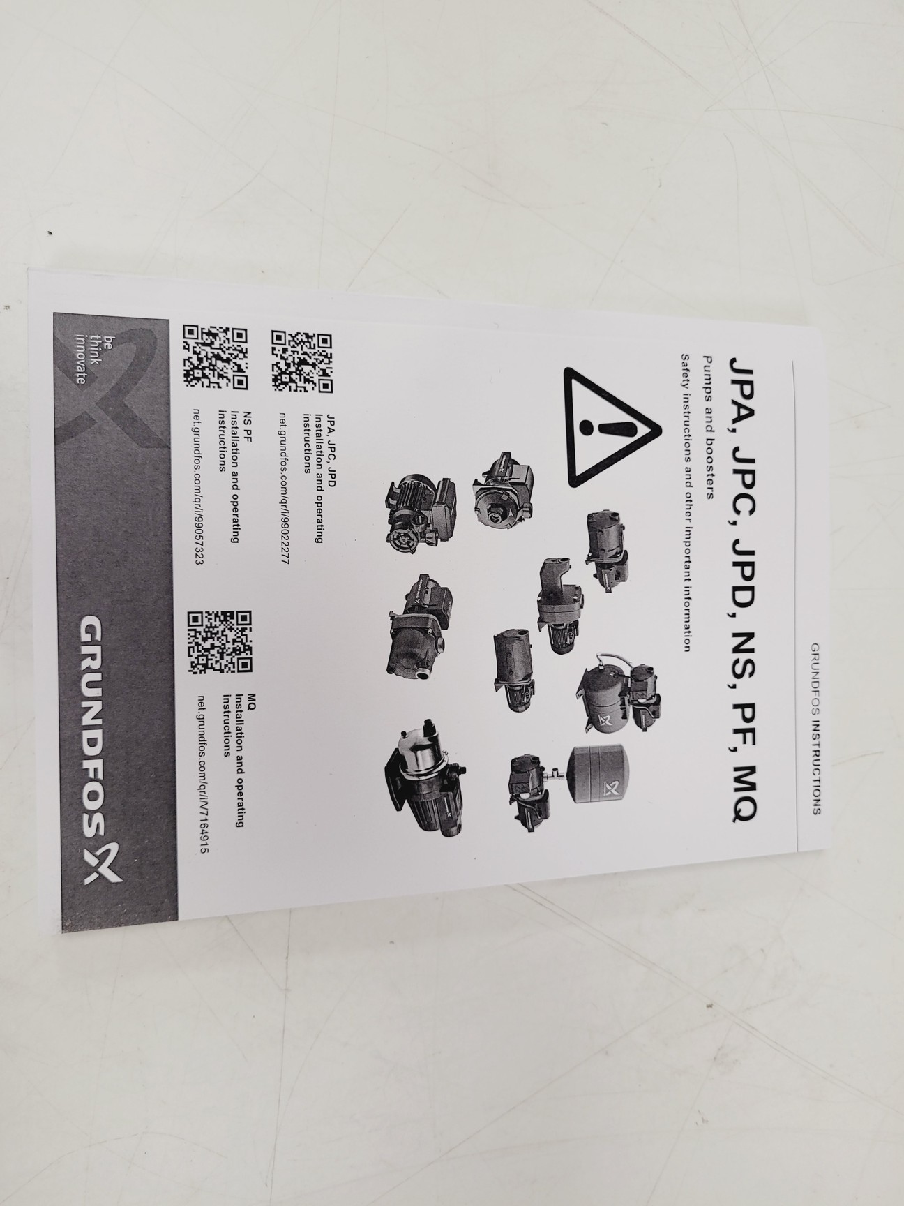 Image of Grundfos Milli-Q MQ 35 All-In-One Pressure Booster Pump