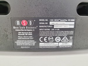 Thumbnail image of MSD MESO 1300 QuickPlex SQ 120MM Multiplexing System (2023) Lab