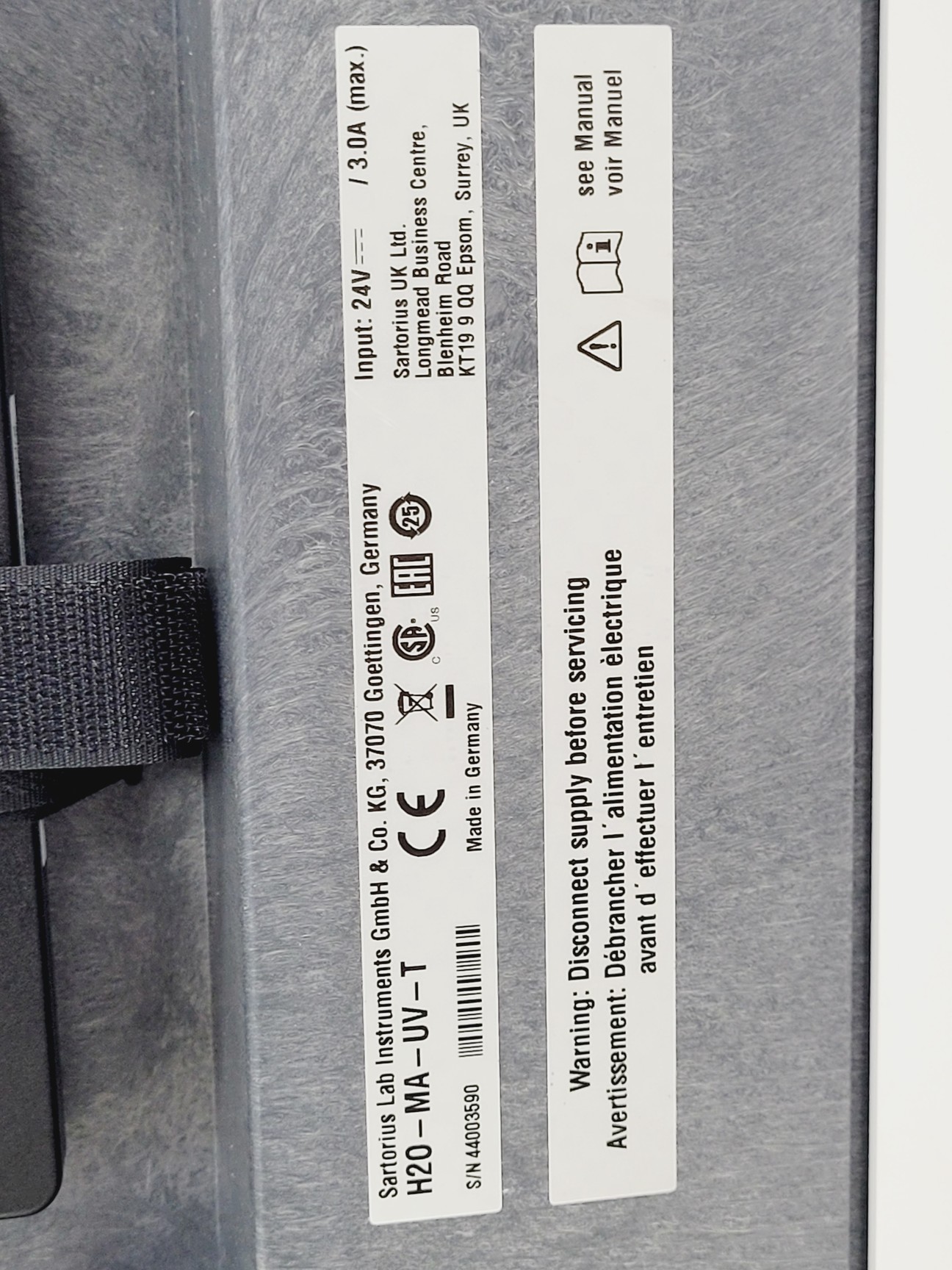 Image of Sartorius Arium Mini Model H20-MA-UV-T Water Purification System Lab
