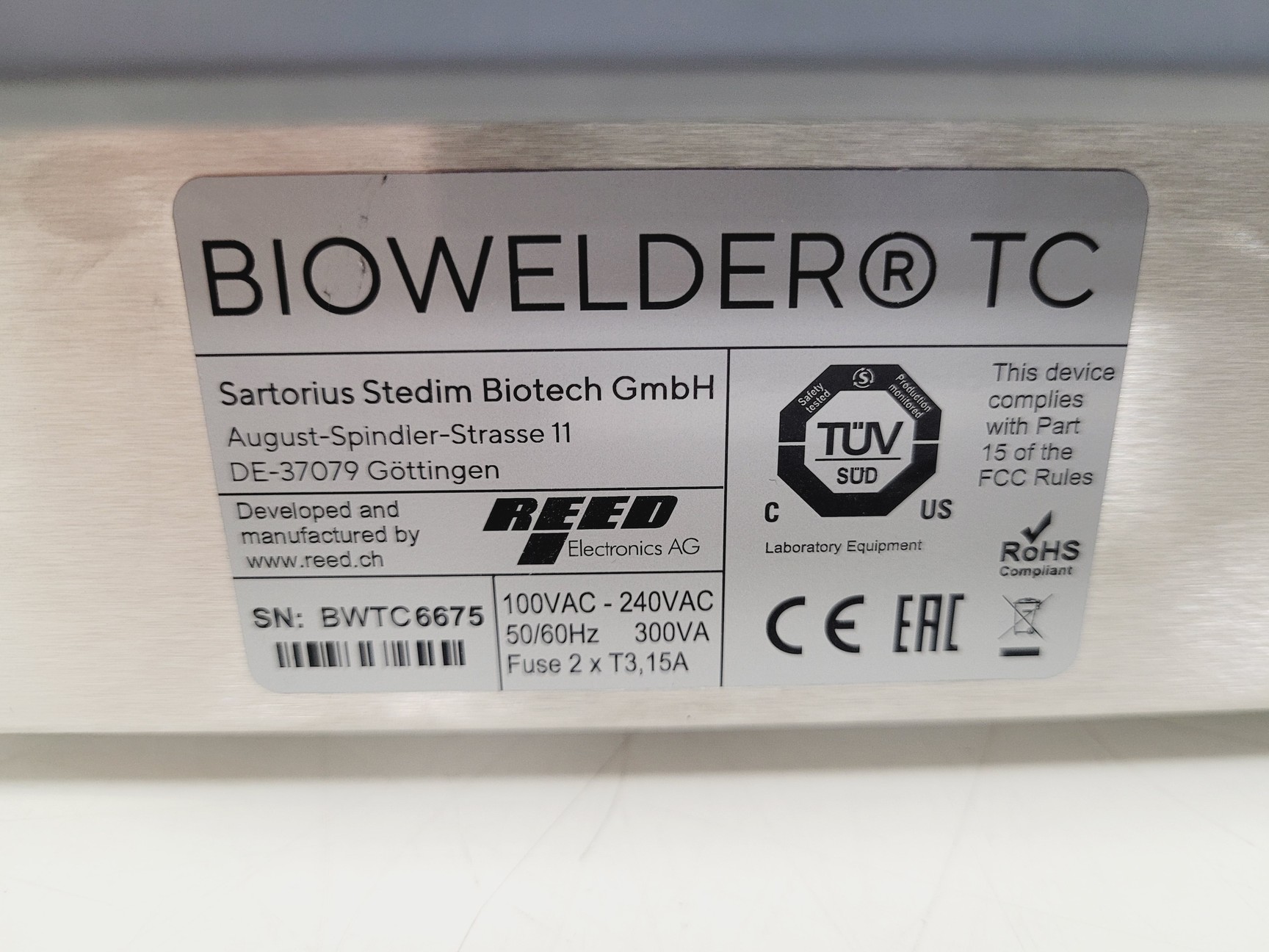 Image of Sartorius Biowelder TC Sterile Welding Device