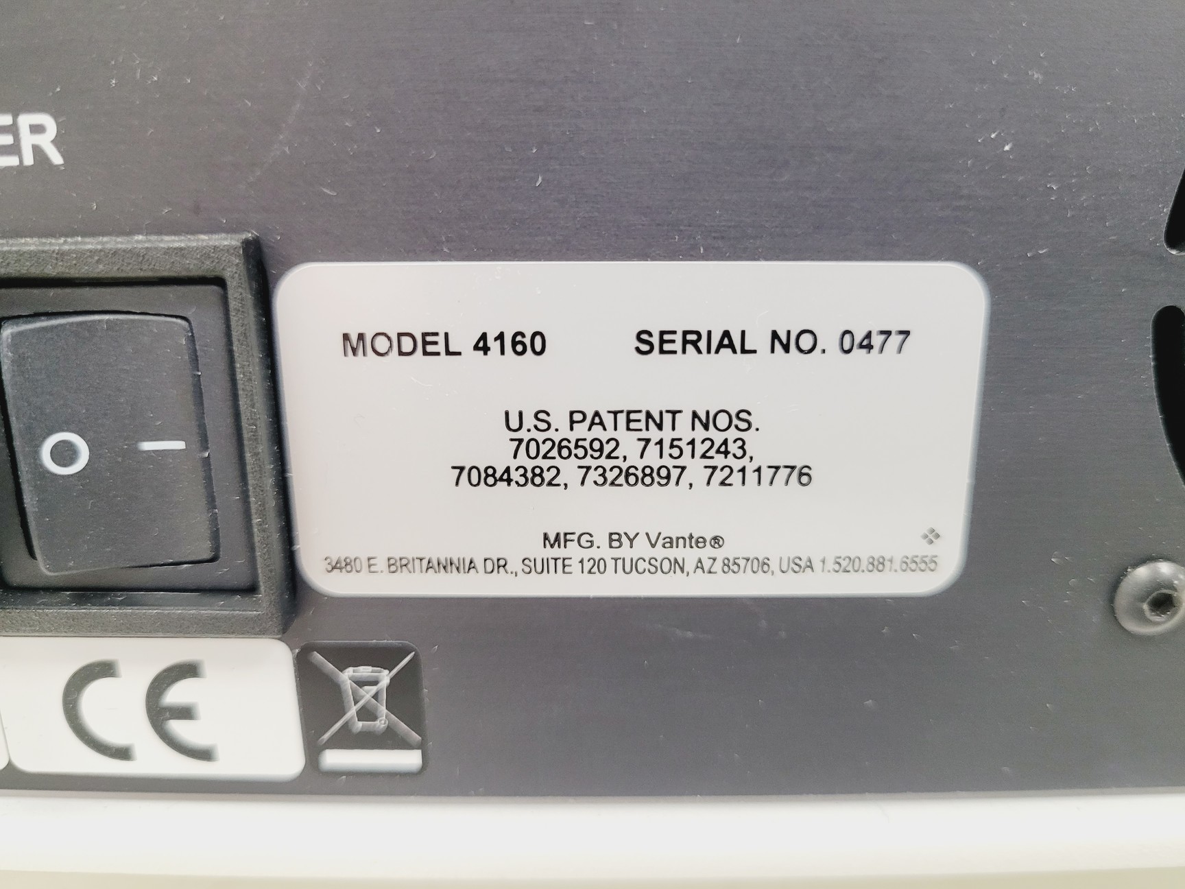 Image of Vante Tube Sealer Model 4160 with Models 4161 & 4162 Sealing Heads 