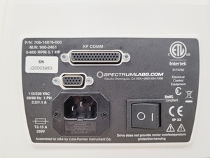 Thumbnail image of Spectrum Labs KrosFlo TFF System KR2i Peristaltic Pump Spares/Repair Lab