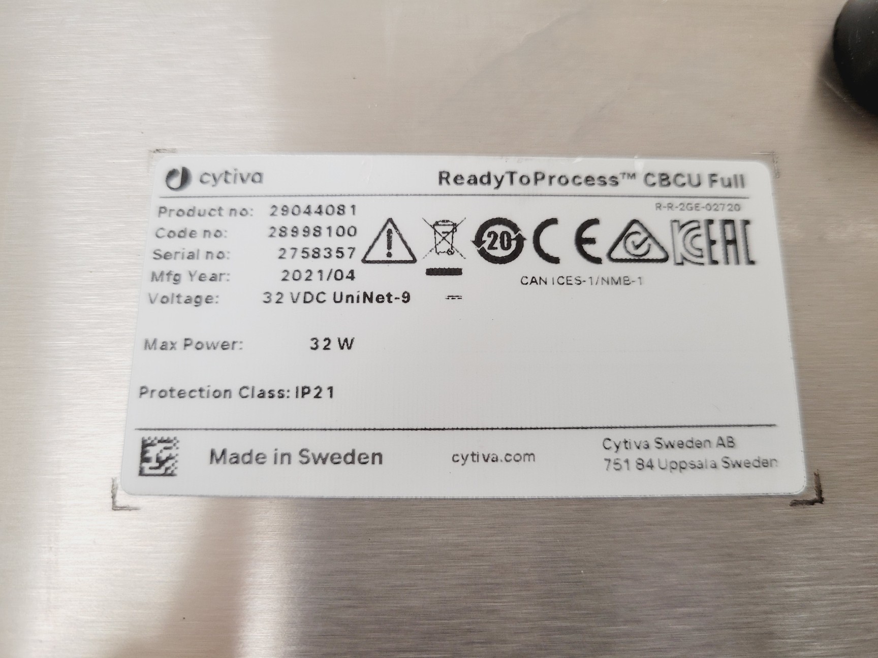 Image of Cytiva ReadyToProcess WAVE 25 w/ Tray 50, Pump25, CBCU Software, System Lab