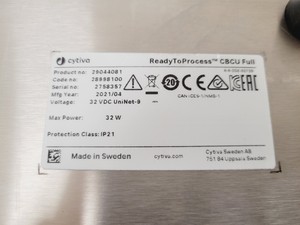 Thumbnail image of Cytiva ReadyToProcess WAVE 25 w/ Tray 50, Pump25, CBCU Software, System Lab