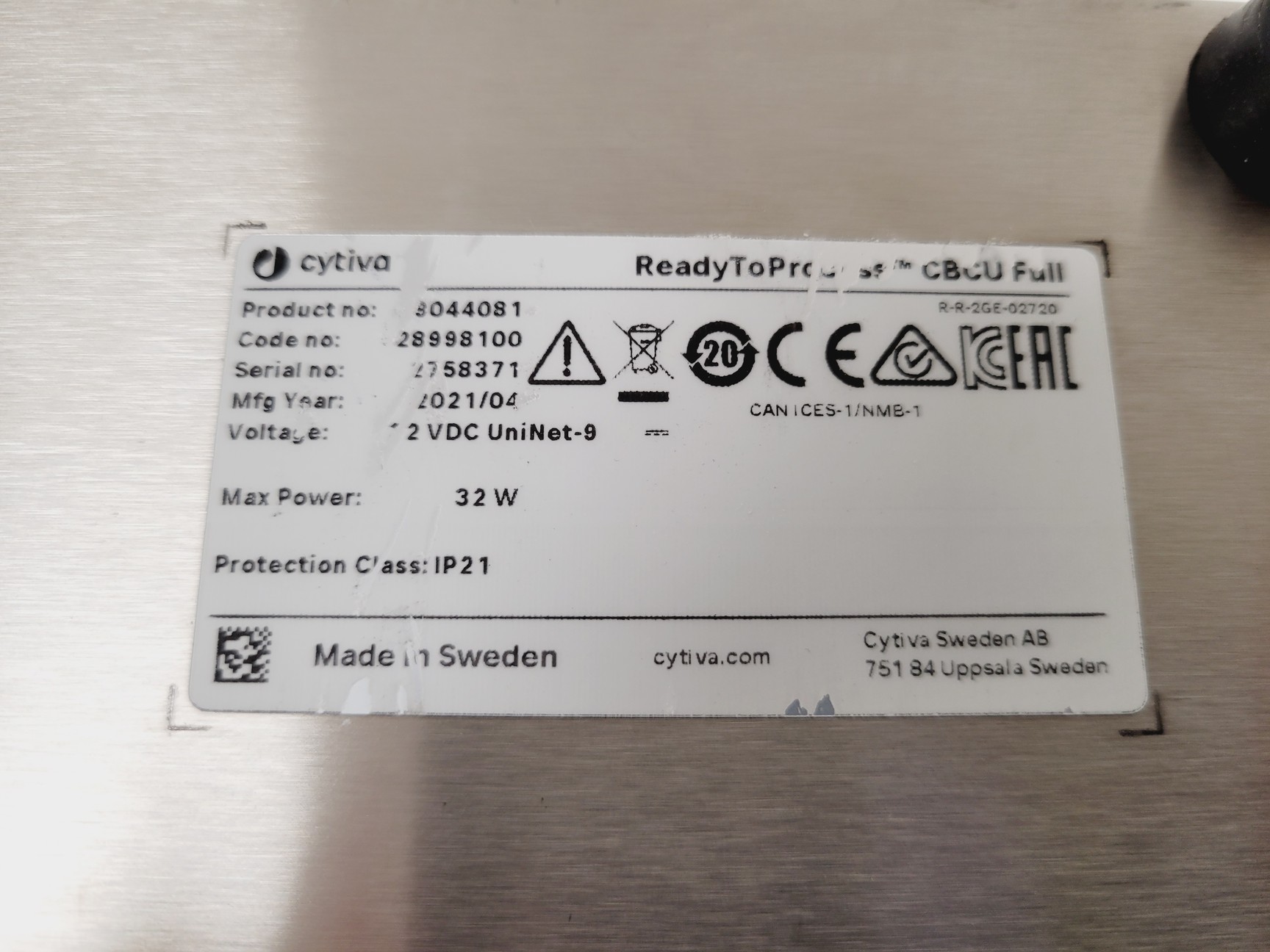 Image of Cytiva ReadyToProcess WAVE 25 w/ Tray 50, Pump25, CBCU Software, System Lab