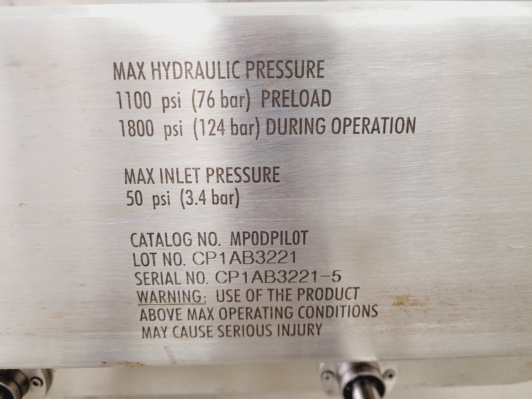 Image of Millipore MP0DPILOT Pilot Scale Holder 