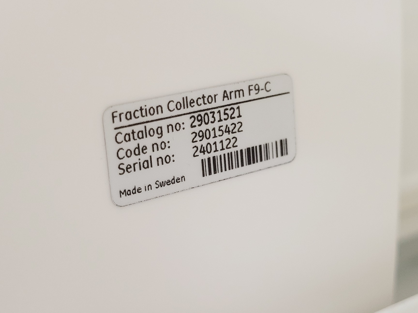 Image of GE Healthcare Fraction Collector F9-C - Spares/Repair Lab