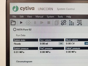 Thumbnail image of GE Healthcare AKTA Pure FPLC System w/Fraction Collector F9-C & Sample Pump S9H