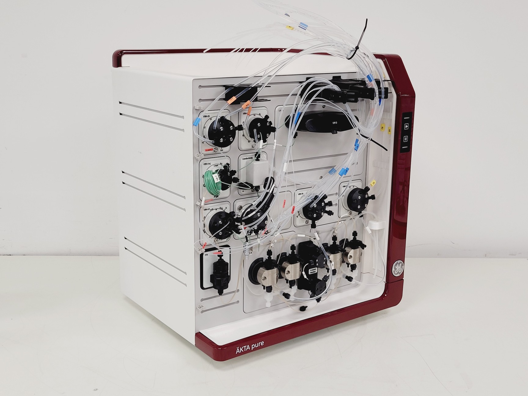 Image of GE Healthcare AKTA Pure FPLC System w/Fraction Collector F9-C & Sample Pump S9H