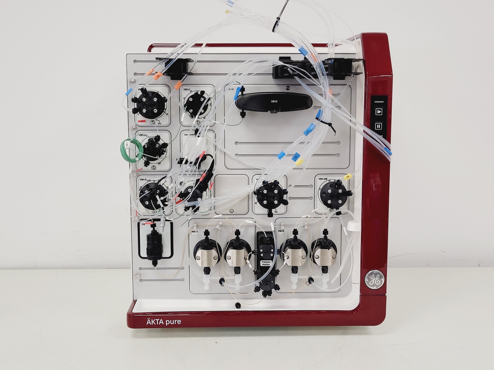 Image of GE Healthcare AKTA Pure FPLC System w/Fraction Collector F9-C & Sample Pump S9H