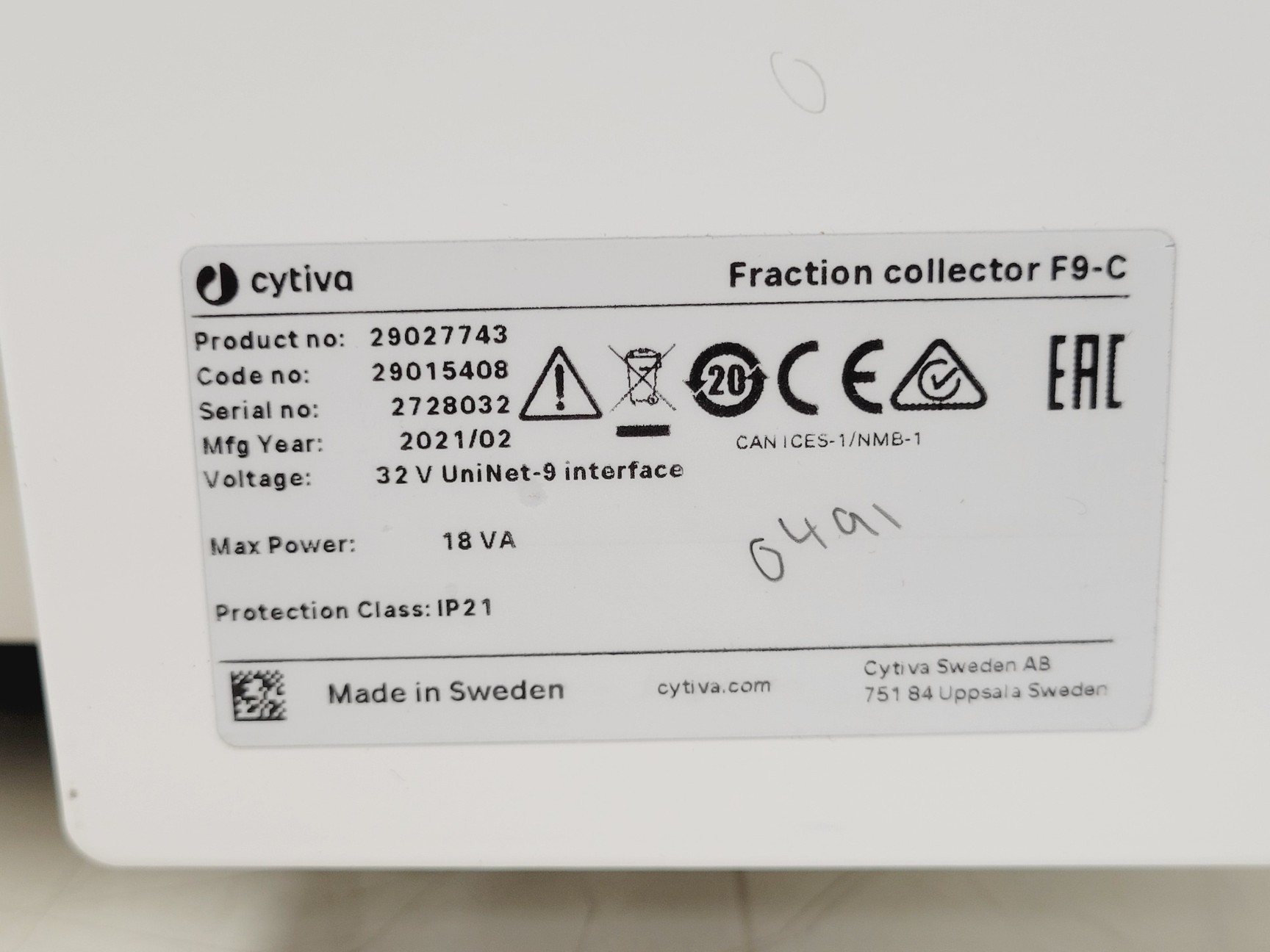 Image of GE Healthcare AKTA Pure FPLC System w/Fraction Collector F9-C & Sample Pump S9H