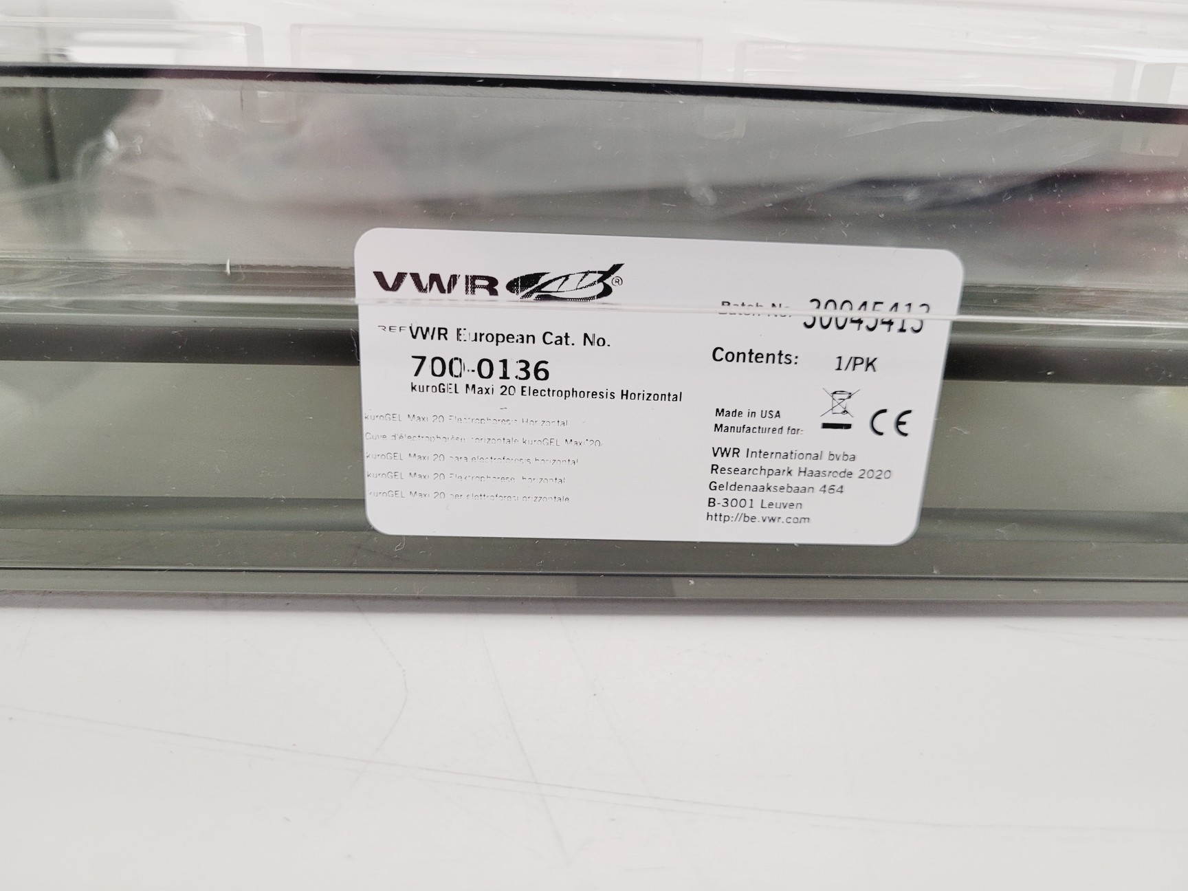 Image of 15x VWR Maxi 20 Electrophoresis Horizontal Gel Tanks Lab