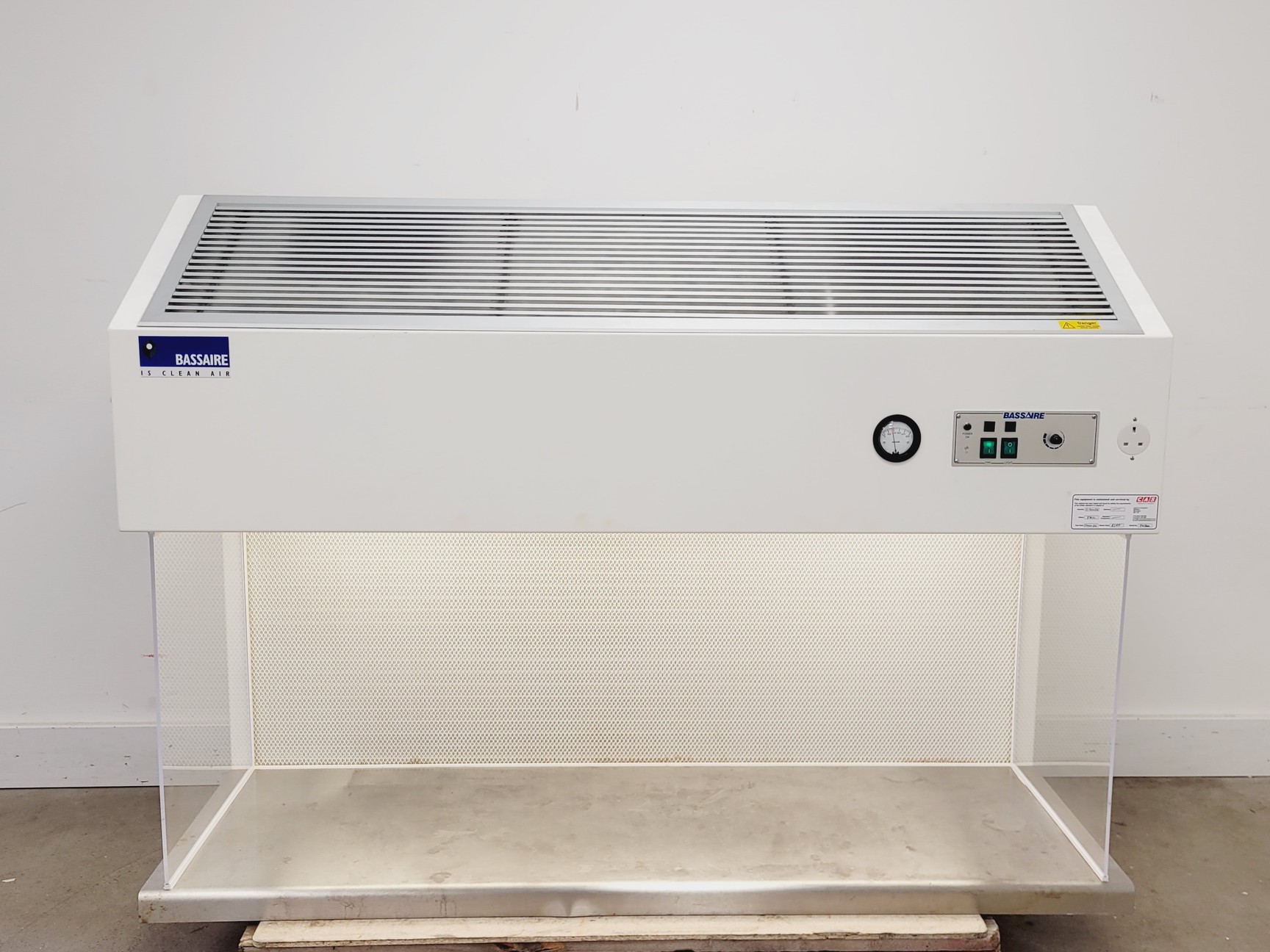 Image of Bassaire P5HB Laminar Flow Cabinet - Spares/Repair Lab