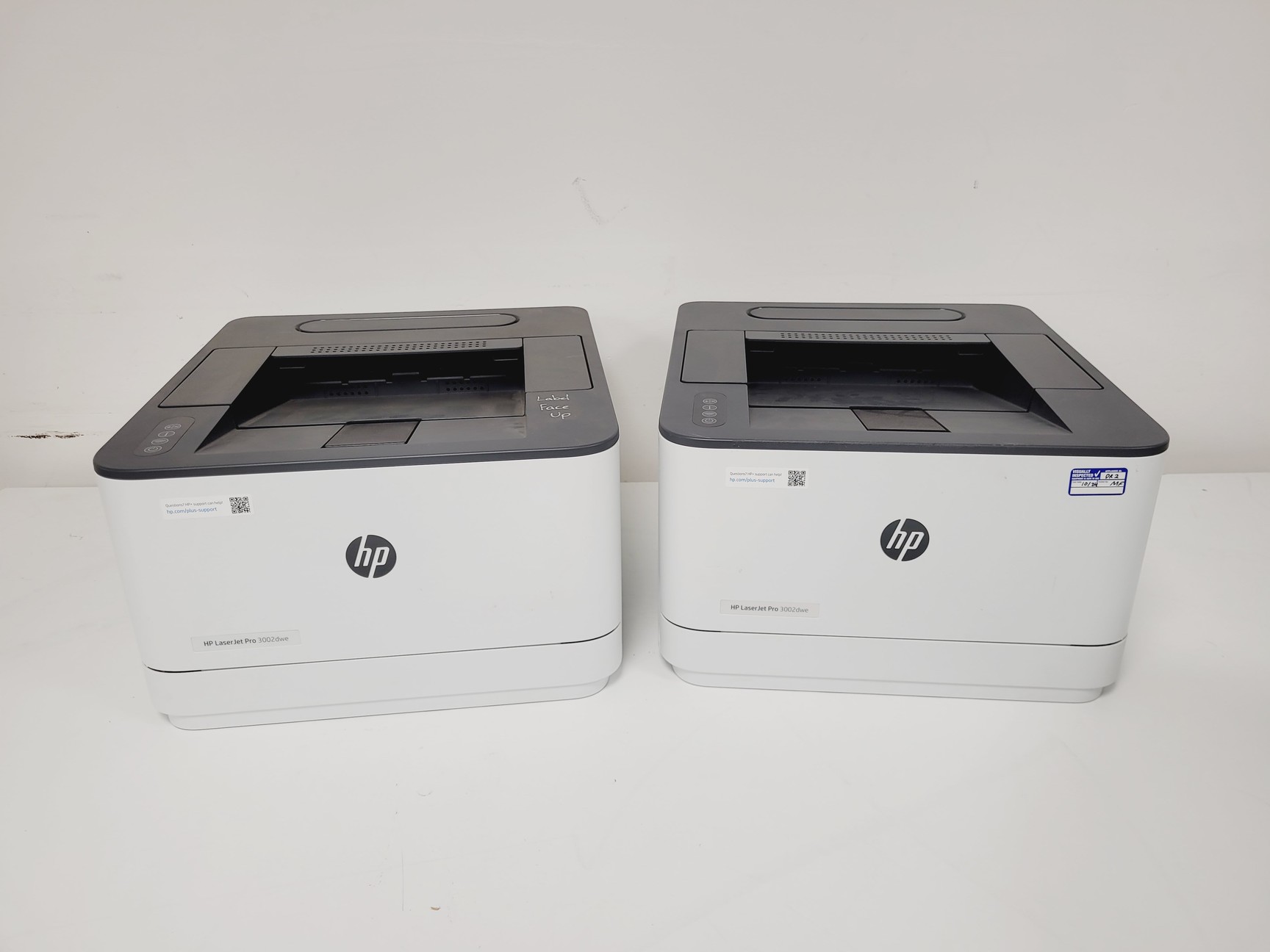 Image of 4 x HP LaserJet Printers – Pro 500 Colour MFP, P2055dn, and 2 x Pro 3002dwe