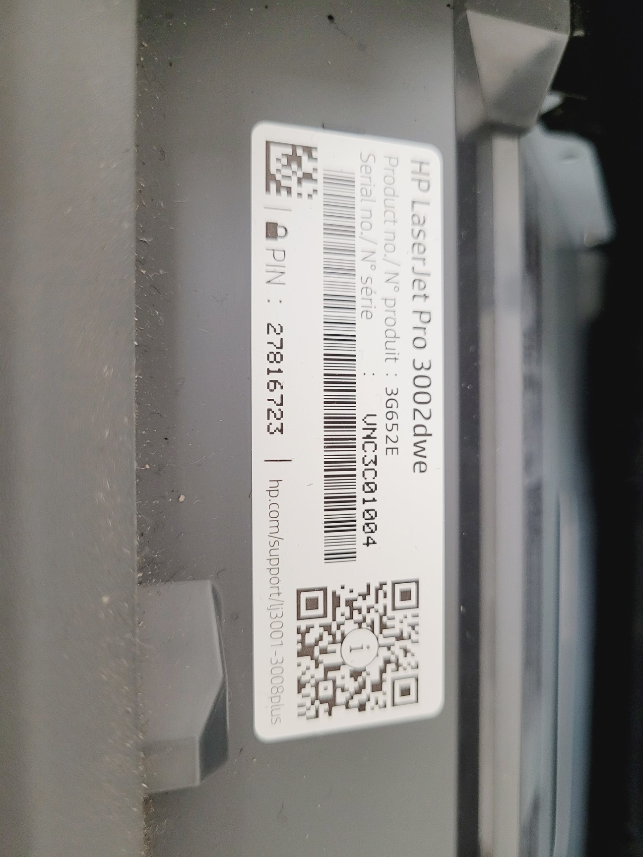 Image of 4 x HP LaserJet Printers – Pro 500 Colour MFP, P2055dn, and 2 x Pro 3002dwe